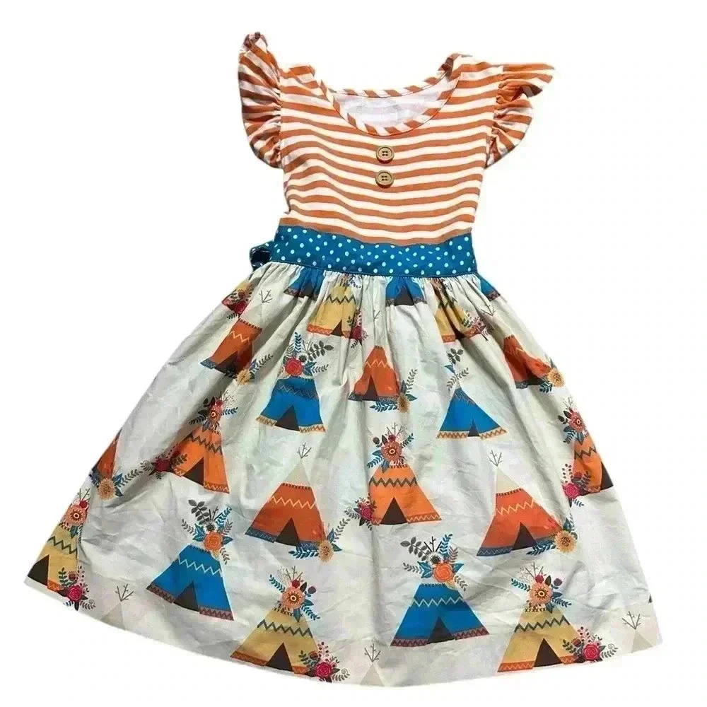 NWOT Eleanor Rose Thanksgiving Rhonda Dress Size 5-6